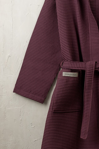 Zen Wafel Unisex Badjas | Diep Paars