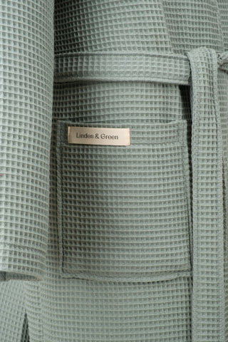 Vogue Wafel Unisex Badjas | Groen