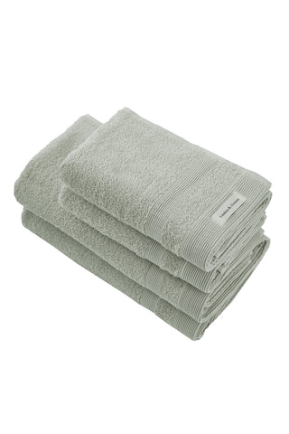 Badhanddoeken Set | 2 Handdoeken 50x100 cm & 2 Badhanddoeken | 70x140 cm | Pale Olive