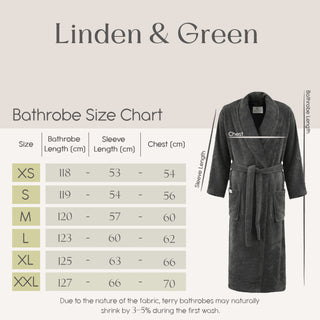 Prestige Unisex Badjas | Antraciet