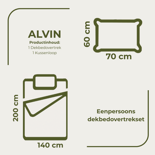 Alvin | Pampas | Dekbedovertrekset