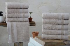 5 stuks Handdoekset Soft Cotton | 50x100 cm | Beige