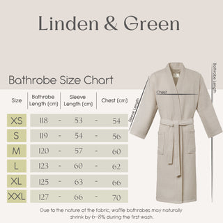 Vogue Wafel Unisex Badjas | Stone