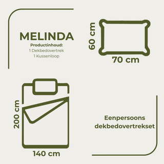 Melinda | Iris | Dekbedovertrekset