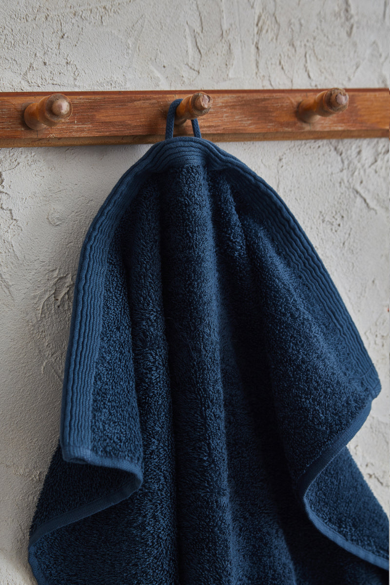 Badhanddoeken Set | 4 Handdoeken 50x100 cm & 4 Badhanddoeken | 70x140 cm | Faded Denim
