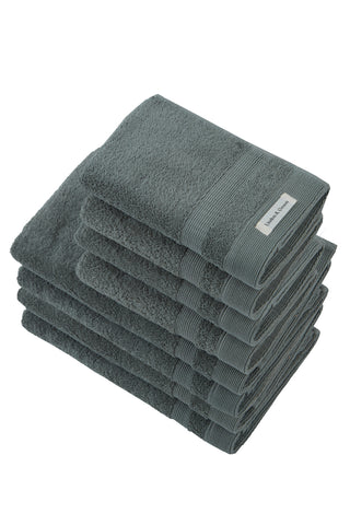 Badhanddoeken Set | 4 Handdoeken 50x100 cm & 4 Badhanddoeken |  70x140 cm | Army Groen