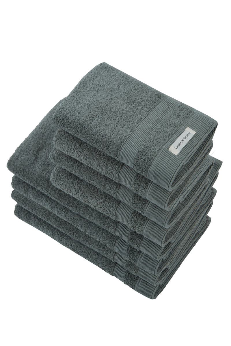Badhanddoeken Set | 4 Handdoeken 50x100 cm & 4 Badhanddoeken |  70x140 cm | Army Groen