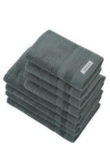 Badhanddoeken Set | 4 Handdoeken 50x100 cm & 4 Badhanddoeken |  70x140 cm | Army Groen