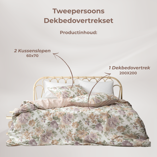Melinda | Iris | Dekbedovertrekset