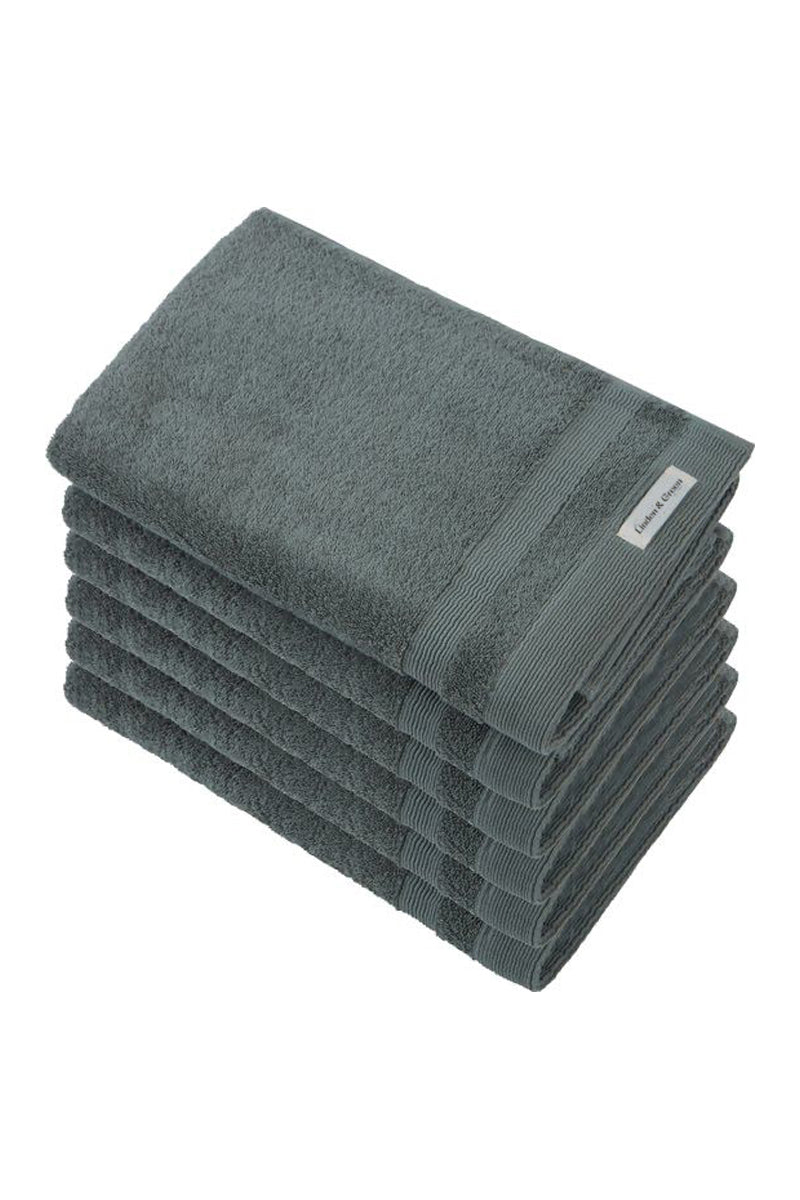 Badhanddoekset Soft Cotton | 6 stuks | 70x140 cm | Army Groen