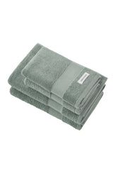 Badhanddoeken Set | 2 Handdoeken 50x100 Cm & 2 Badhanddoeken | 70x140 Cm | Vintage Groen