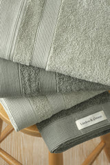 Badhanddoeken Set | 2 Handdoeken 50x100 cm & 2 Badhanddoeken | 70x140 cm | Pale Olive