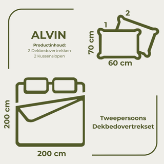 Alvin | Pampas | Dekbedovertrekset