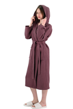 Zen Wafel Unisex Badjas | Diep Paars