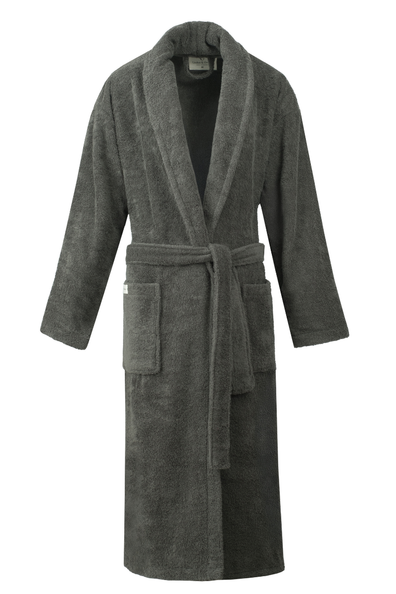 Prestige Unisex Badjas | Antraciet