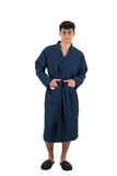 Vogue Wafel Unisex Badjas | Navy