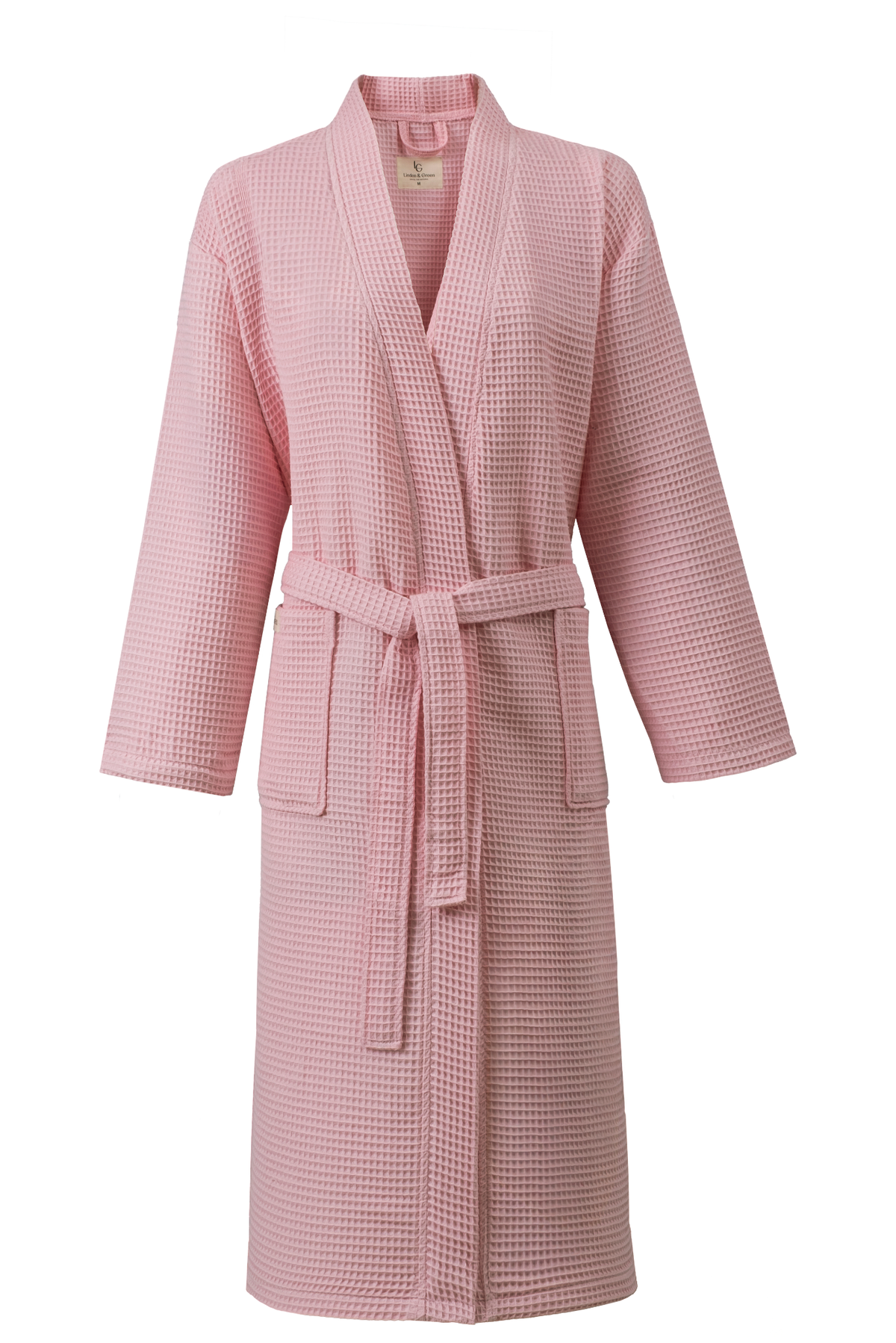 Vogue Wafel Unisex Badjas | Pink