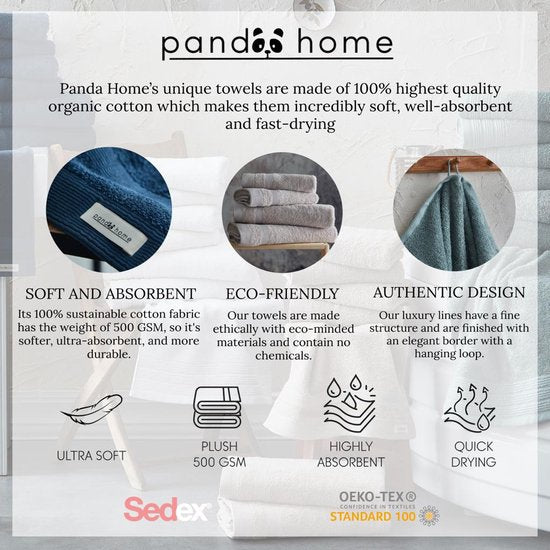 Badhanddoekset Soft Cotton | 4 stuks | 70x140 cm | Zwart