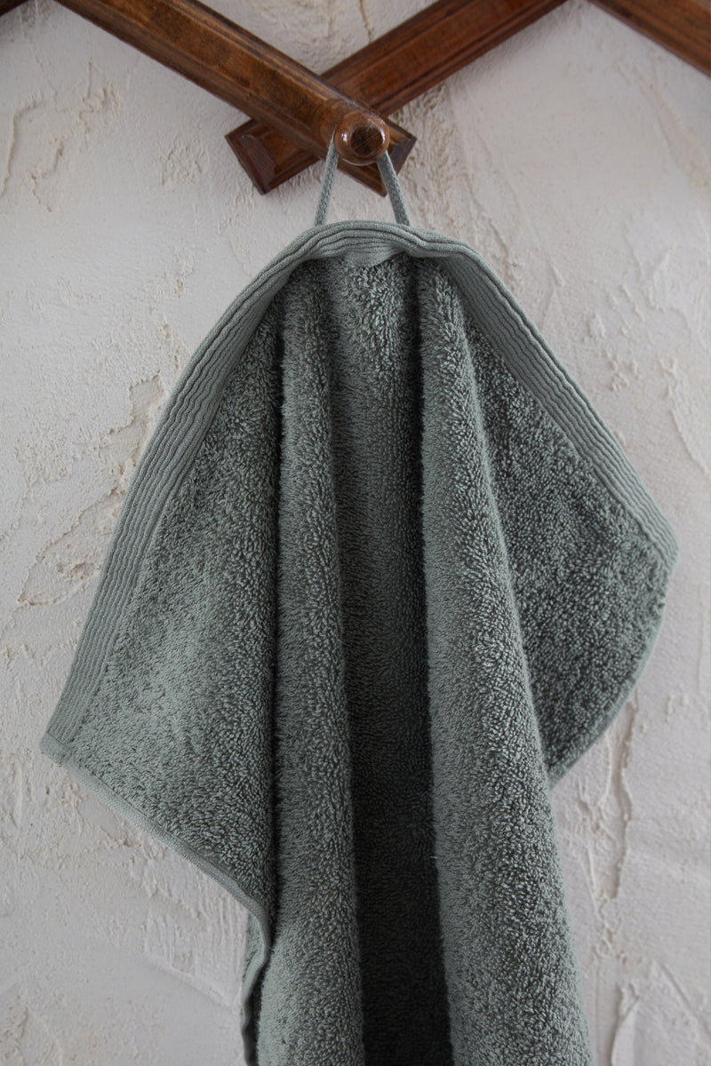 10 Stuks Handdoekset Soft Cotton | 50x100 cm | Army Groen