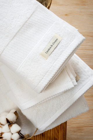 10 Stuks Handdoekset Soft Cotton | 50x100 Cm  | Wit