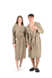 Zen Wafel Unisex Badjas | Kaki