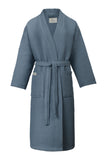 Vogue Wafel Unisex Badjas | Blauw