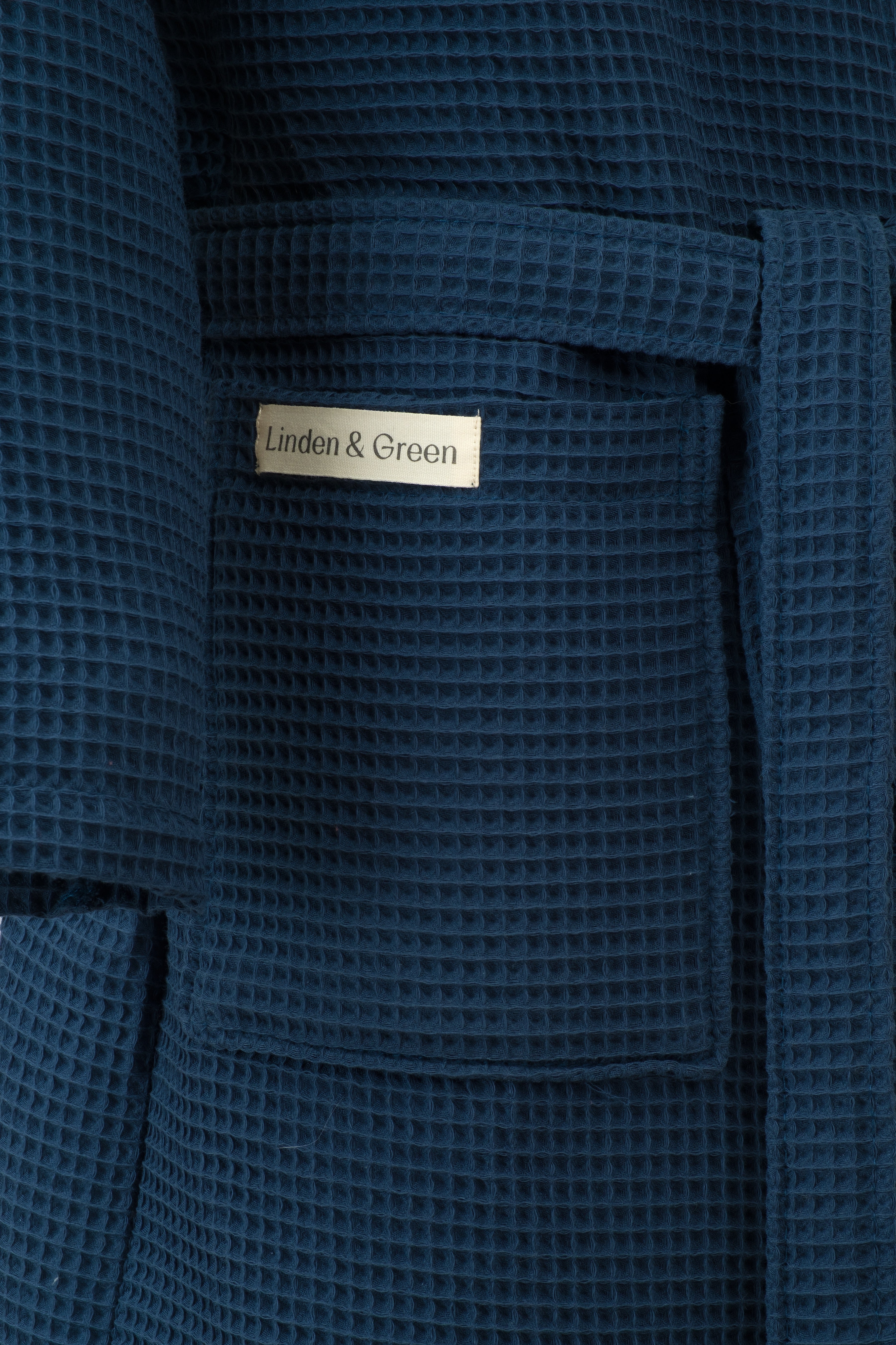 Vogue Wafel Unisex Badjas | Navy