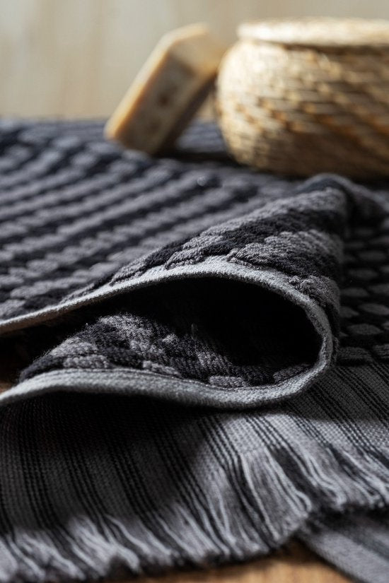 Badhanddoekset Soft Cotton | 4 stuks | 70x140 cm | Zwart
