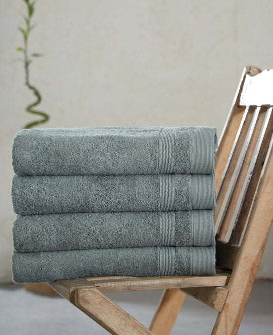 Badhanddoekset Soft Cotton | 4 stuks | 70x140 cm | Army Groen