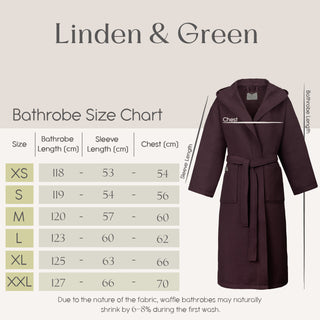 Zen Wafel Unisex Badjas | Diep Paars