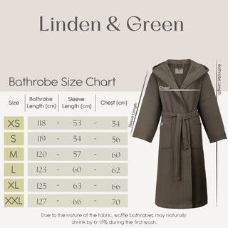 Zen Wafel Unisex Badjas | Kaki