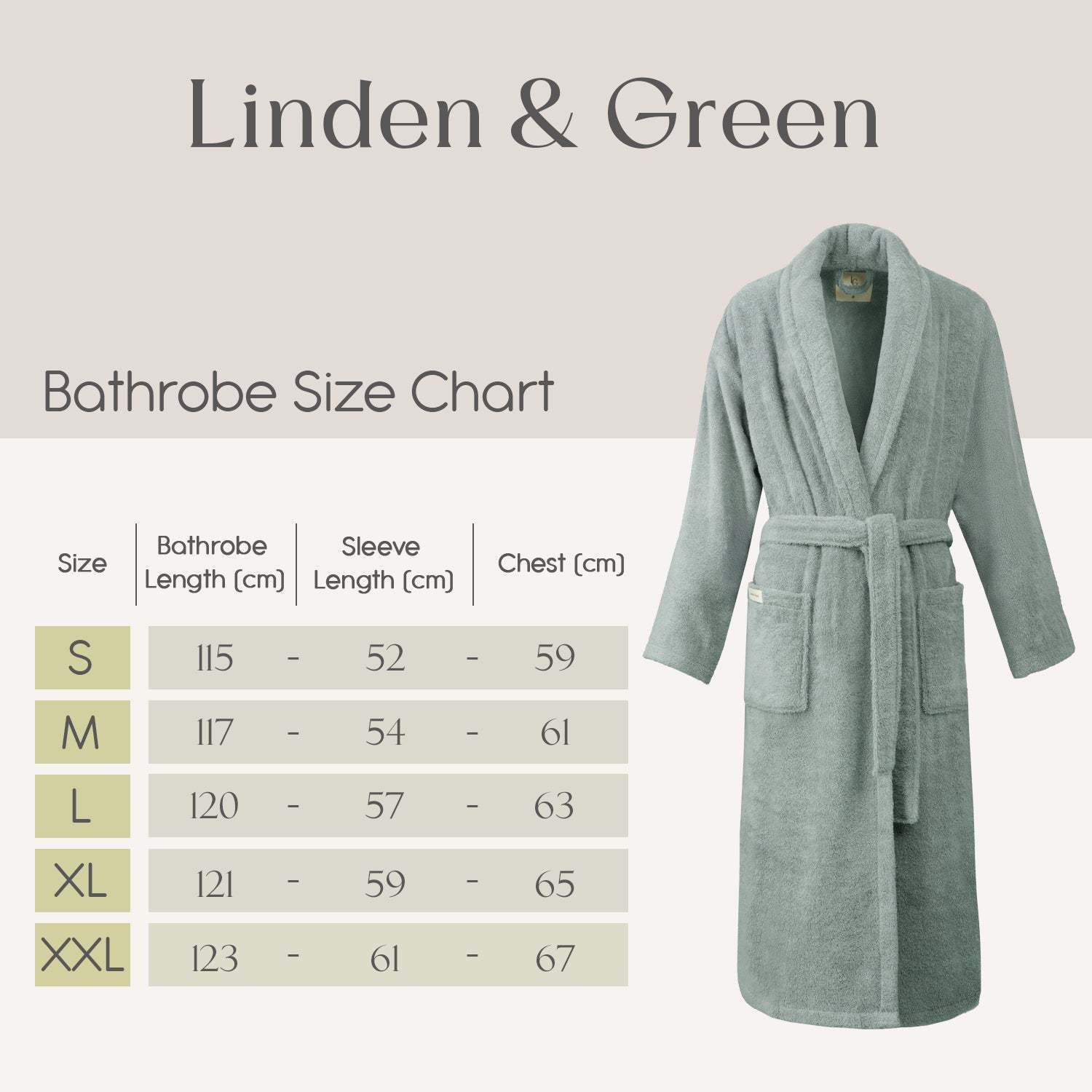 Prestige Unisex Badjas | Mint Groen