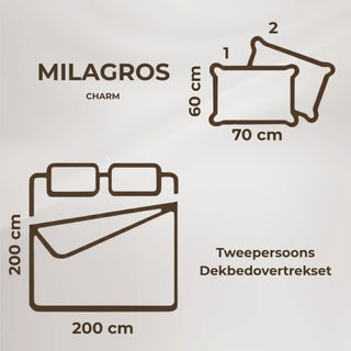Milagros Ren | Charm | Dekbedovertrekset | Tweepersoons