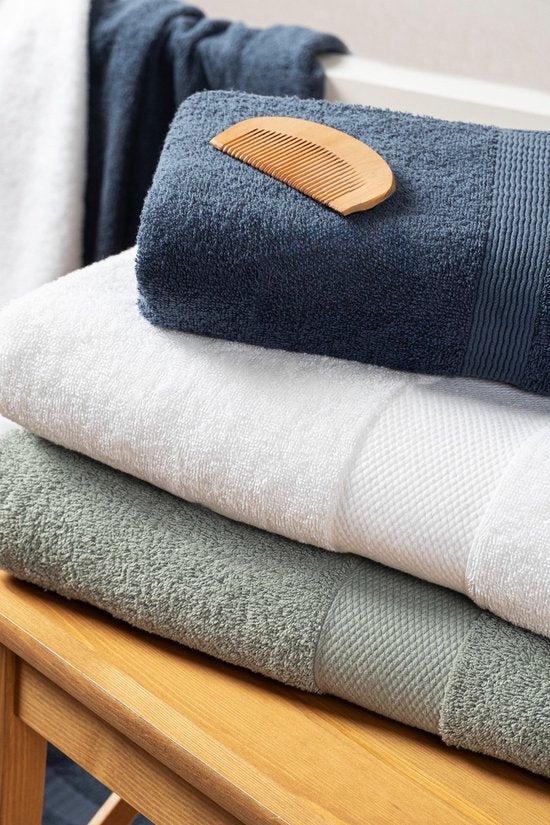 10 Stuks Handdoekset Soft Cotton | 50x100 Cm | Vintage Groen