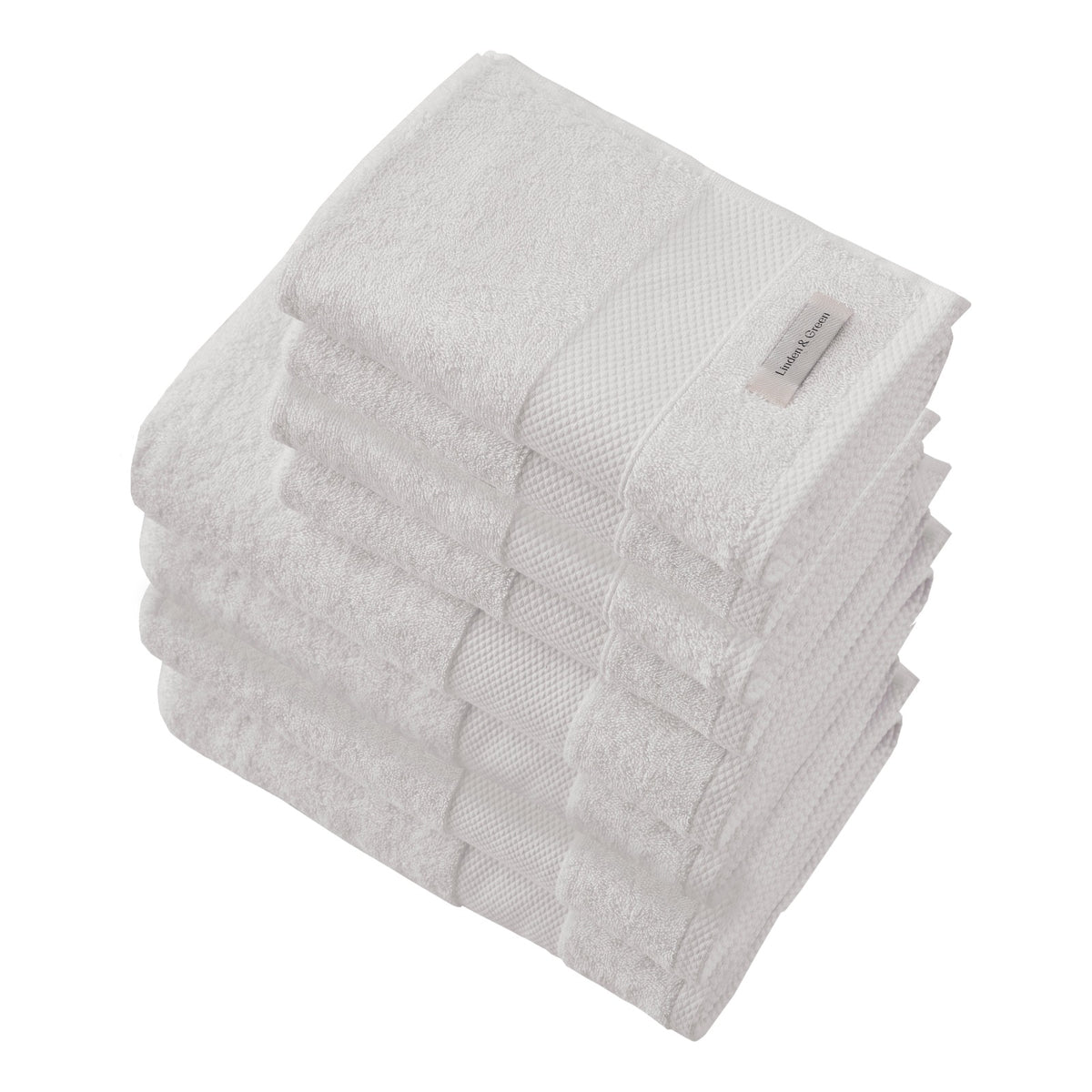 Badhanddoeken Set | 4 Handdoeken 50x100 cm & 4 Badhanddoeken | 70x140 cm | Wit