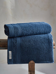 Badhanddoeken Set | 2 Handdoeken 50x100 cm & 2 Badhanddoeken | 70x140 cm | Faded Denim