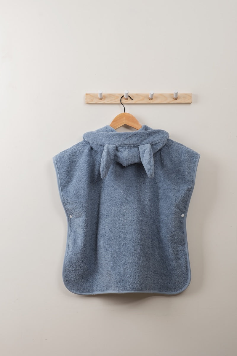 Kinderponcho | Blauw