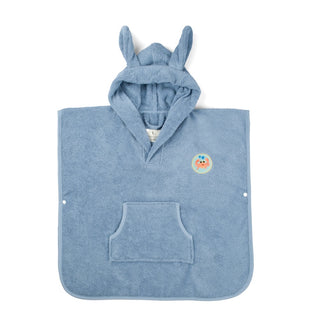 Kinderponcho | Blauw