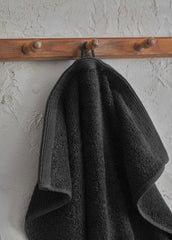 Badhanddoeken Set | 4 Handdoeken 50x100 cm & 4 Badhanddoeken | 70x140 cm | Antraciet
